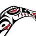 Tribal Fish designed in the haida style.